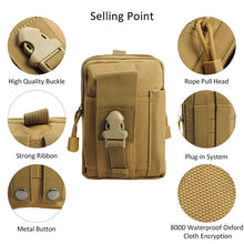 Load image into Gallery viewer, Tactical Phone Pouch with Self Defense Pen