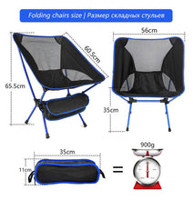 Load image into Gallery viewer, Portable Ultralight Folding Chair